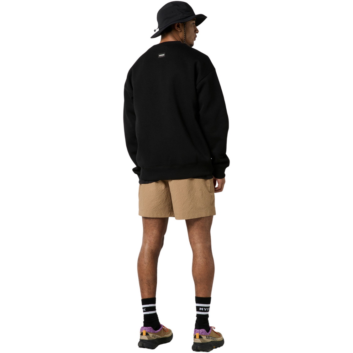 2026 Mystic Brand Crew Schweiß 35104.250135 - Black
